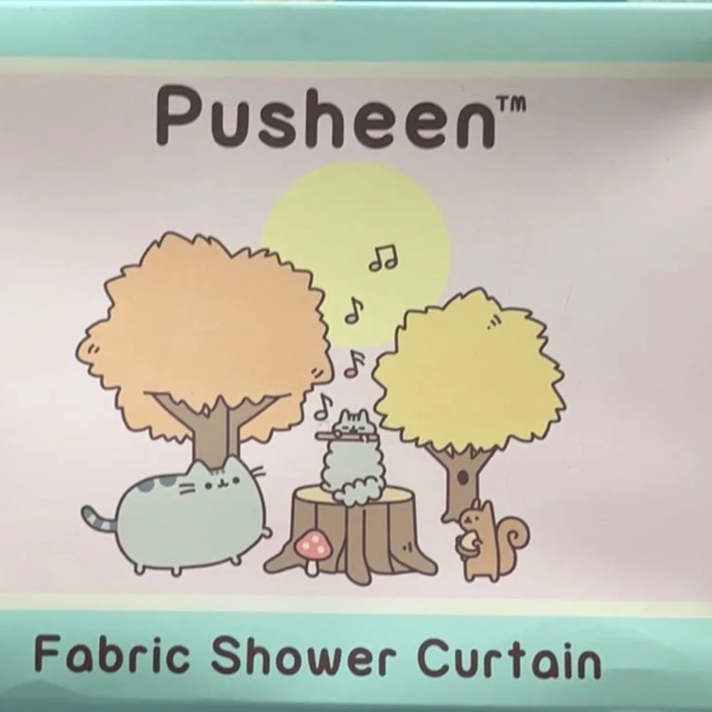 New Pusheen shower curtain